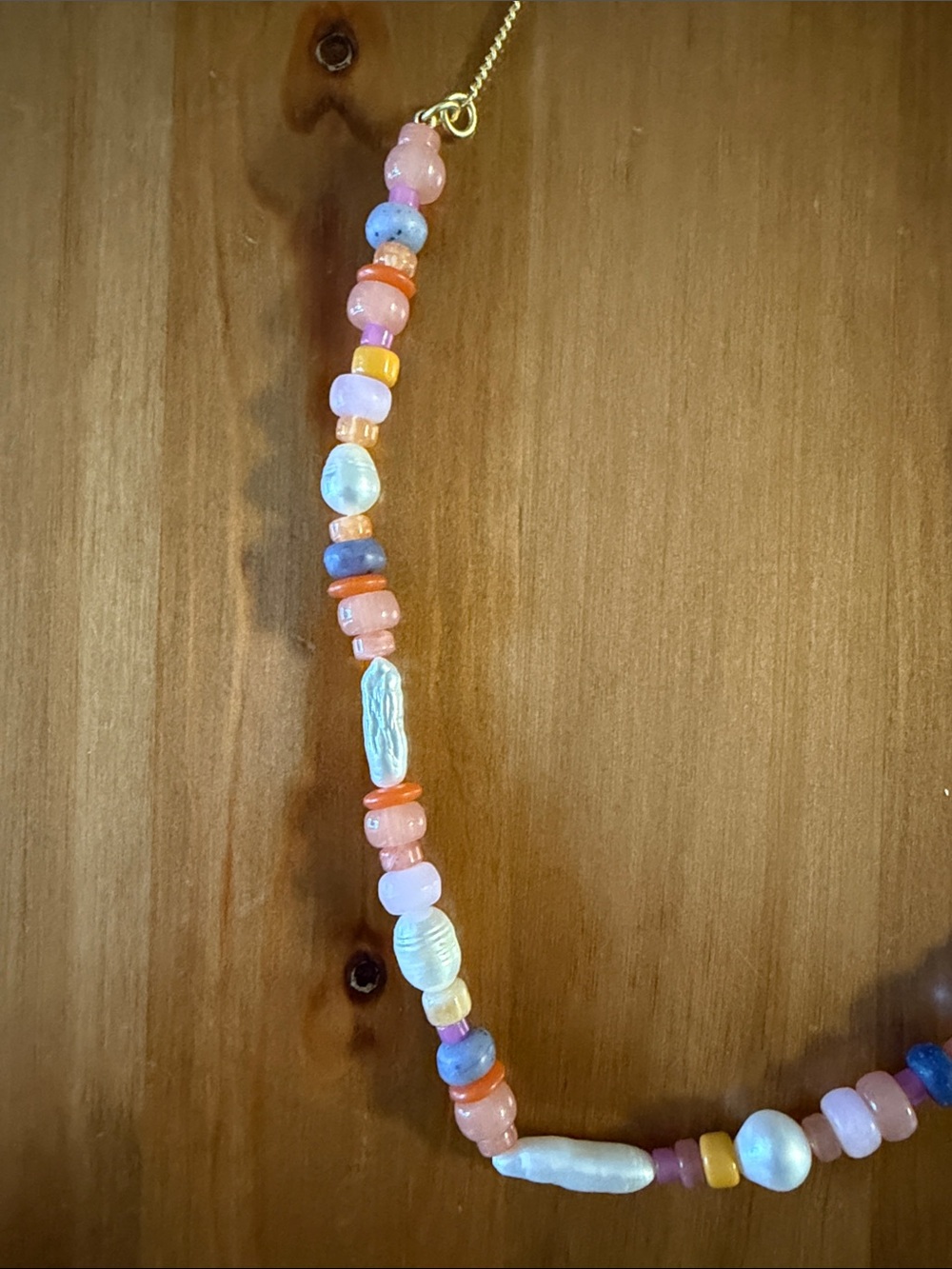 Madewell Beaded Necklace with Pearl Accents - Picture 2 of 4